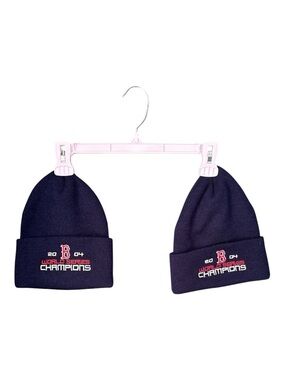 NEW! BUNDLE Boston Red Sox 2004 World Series Championship Beanie Knit HatS